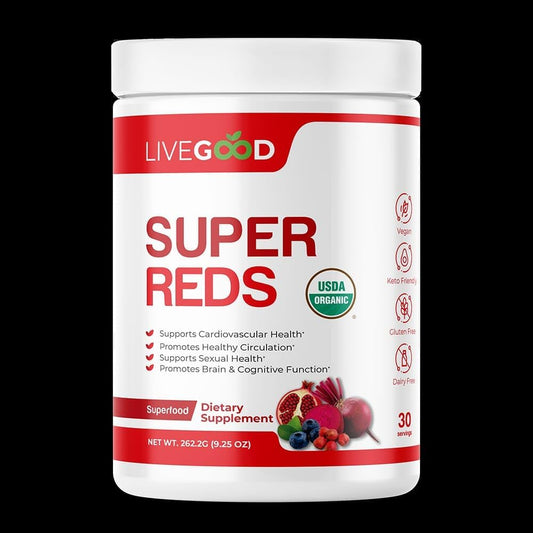 Infinity Life LiveGood Super Reds, USDA Organic Dietary Supplement, 264g, Vegan,