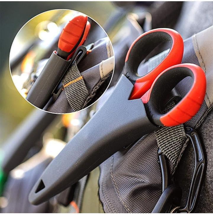 Scissors for Electricians, High Carbon Steel Scissors, Household Tools, Wire Stripping, Cutting Tools for Fabric, Paper and Cable