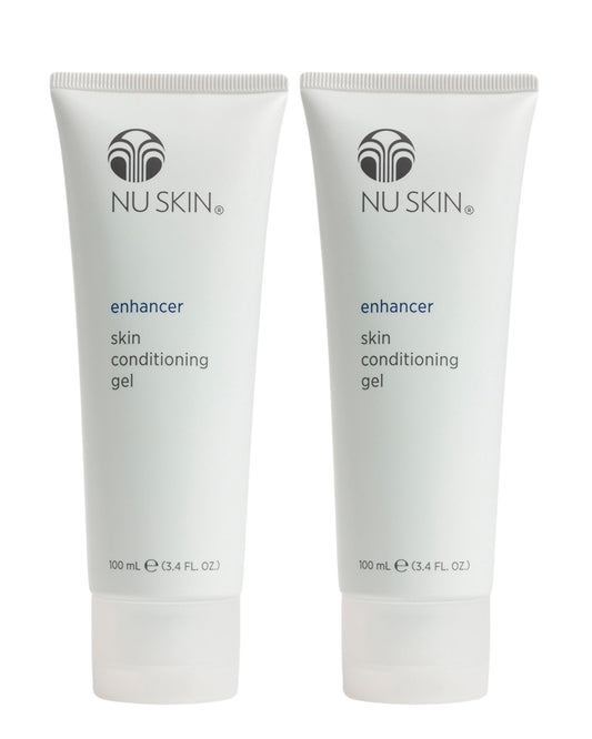 Nu Skin Enhancer Skin Conditioning Gel | Aloe Vera-Infused Soothing Formula for Ultimate Skin Comfort, Hydration, and Versatility in Skincare Routines | Lightweight Moisturizer | 3.4 Fl Oz | 1 Pack