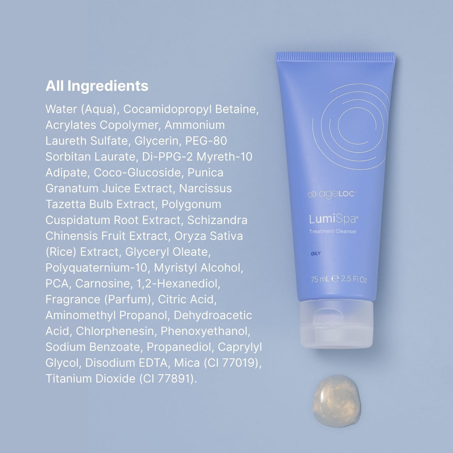 Nu Skin ageLOC LumiSpa Treatment Cleanser | Sensitive Skin | Gentle and Comforting Formula for Balanced Complexion | Enhanced LumiSpa Performance | Infused with ageLOC Technology | 3.4 fl oz