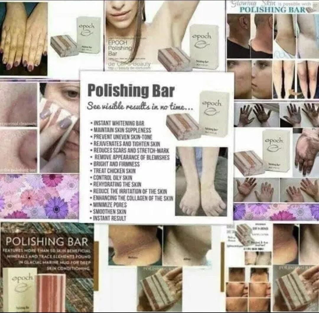 Epoch® Polishing bar ! Limpiador sin jabón Nuskin - Jeune et Belle