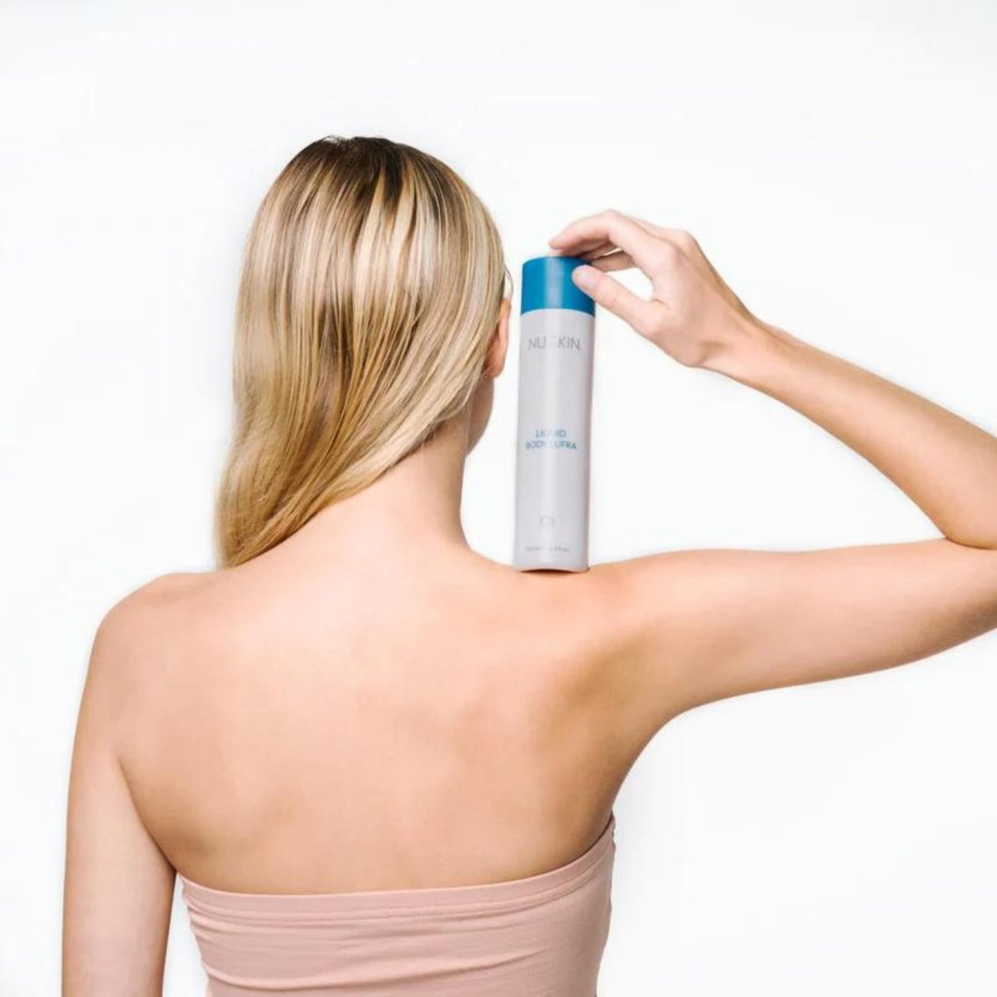 Nu Skin Liquid Body Lufra | Exfoliating and Face Moisturizer, Body Wash For Skin Care | With Ground Walnut Shells, Aloe Vera, Glycerin | Wet skin with Water-work into lather-rinse | 8.4 Fl Oz | 1 Pack