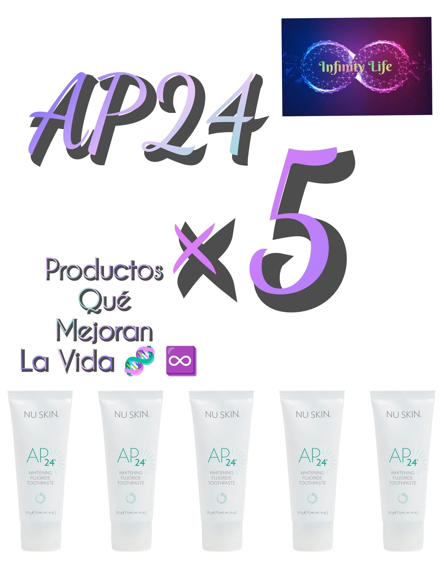 AP24 x5 Nuskin Infinity Life 🧬♾️