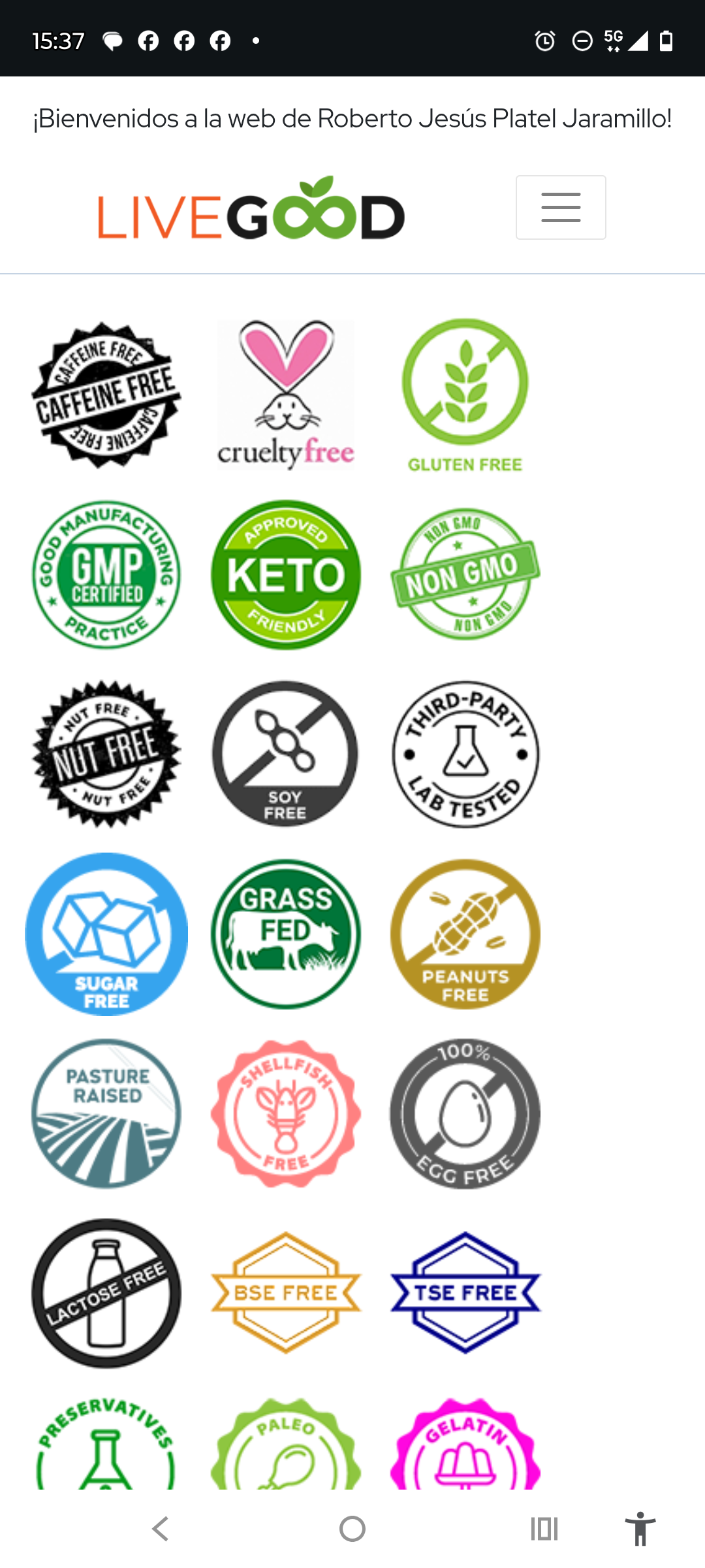 Infinity Life 🧬♾️ LiveGood Super Rojos