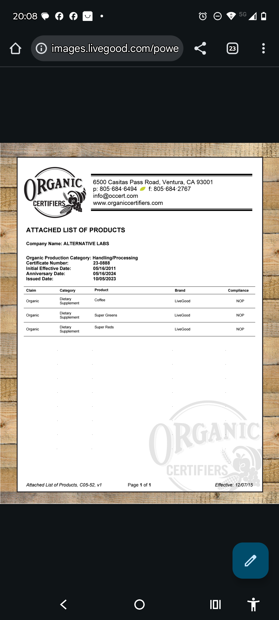 Infinity Life 🧬♾️ LiveGood Super Rojos